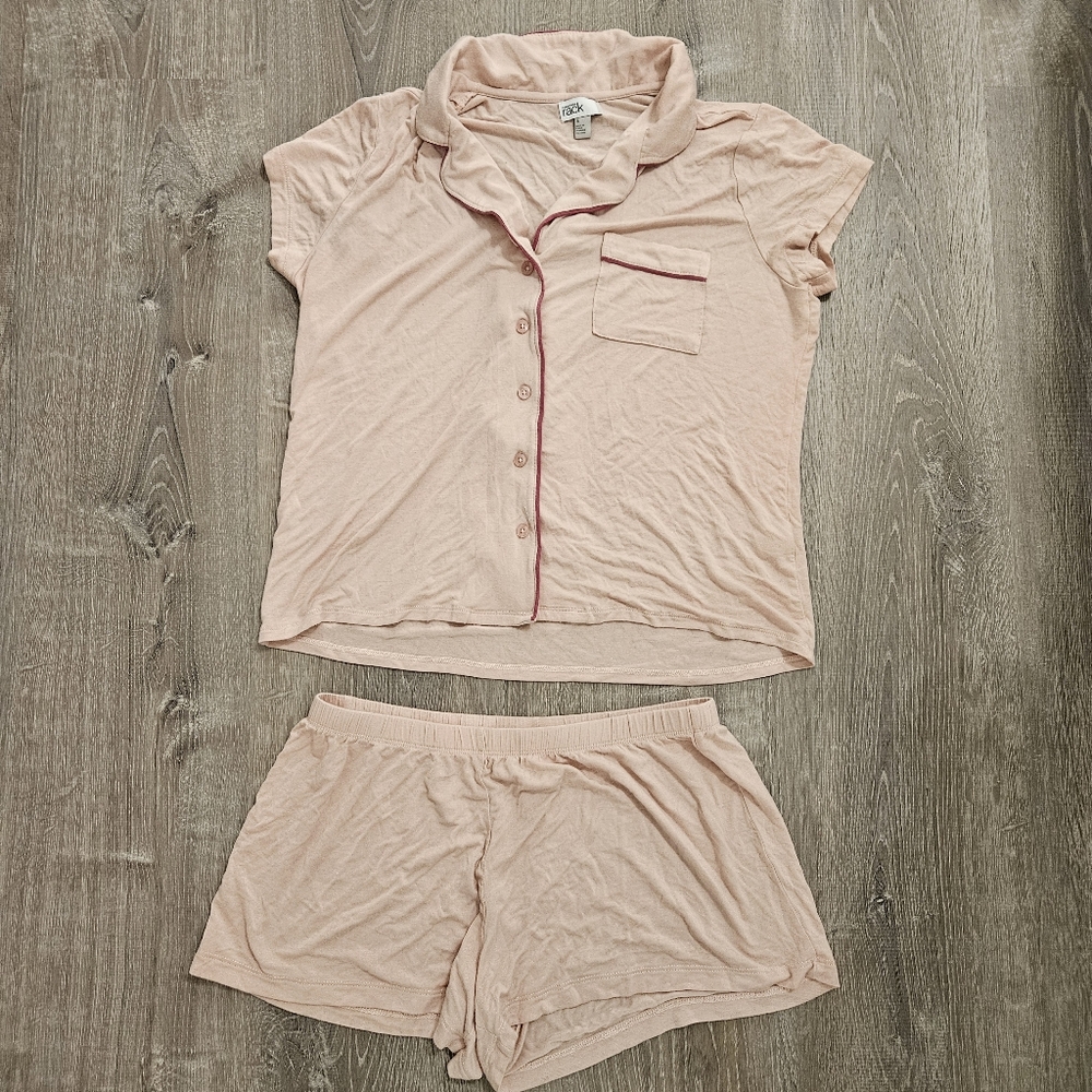 Pink Tranquility Shortie Pajama Set - Small - New